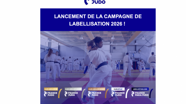 Campagne de labellisation des clubs France Judo 2026